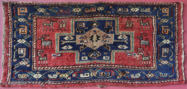 Afshar beddingbag side panel , ca 1900 .

                         