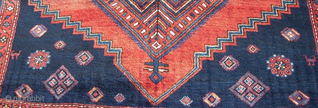 Caucasian,Kazak, Tovuz province ,Baltati area once Persian Azerbijan , on the outskirts of the Kazak rayon,1920. Wool on wool. With a two-row selvage.  Ca.265 cm. x 165 cm.     ...