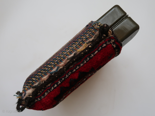 Bag, ca: 29 cm . x 29 cm . x 14 cm . Wool, cotton,  hair. Central Asian / Transcaucasia
( ? )          