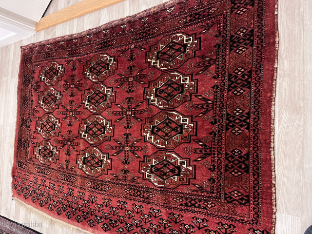 Excellent Turkmen Yomud Shoval without repair very nice condition 
Size 159 x102                     