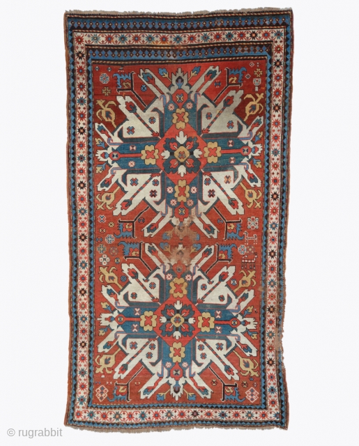 Late of the 19th Century Eagle Kazak Rug

Size : 133×250 cm. Please send me direclty mail. emreaydin10@icloud.com                