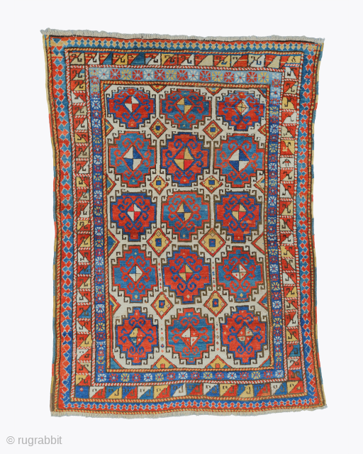 Middle of 19th Century Caucasian Moghan Rug
Size : 157 x 210 cm. Please email me directly, my contact information is emreaydin10@icloud.com 0090+ 544 374 10 98 İnstagram : emreaydinrug 
   