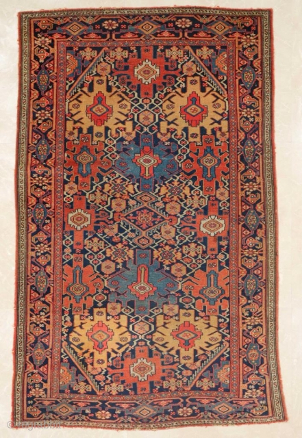 Late of the 19th Century Persian Melayer Rug. İn good condition. Size 126x204 cm. Please send me directly mail. emreaydin10@icloud.com             