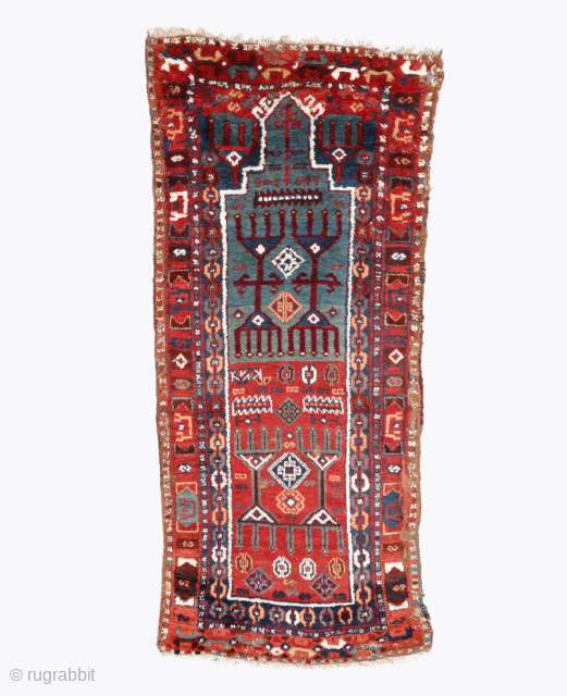 Middle of the 19th Century Anatolian Kurdish Prayer Rug

Please send me directly mail. emreaydin10@icloud.com
Size : 76×130 cm                