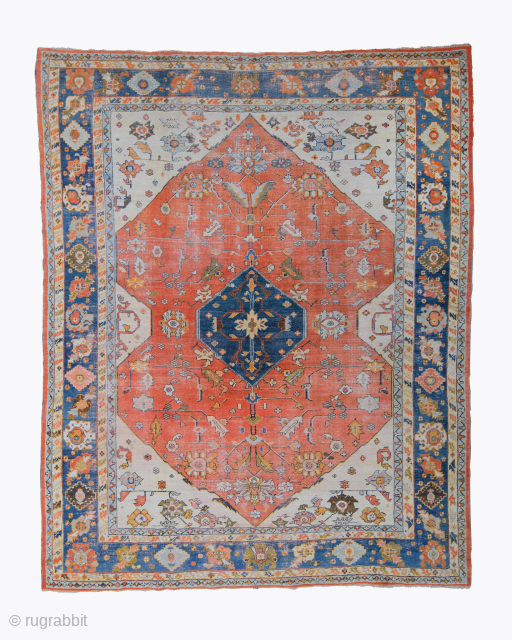 Late of 19th Century Ushak Rug
Size : 280 x 350 cm
please send me directly mail. 
emreaydin10@icloud.com                 