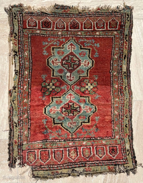 Middle of the 19th Century Anatolian Dazkiri Yastik. Size 60x83 cm. Please send me directly mail. emreaydin10@icloud.com                