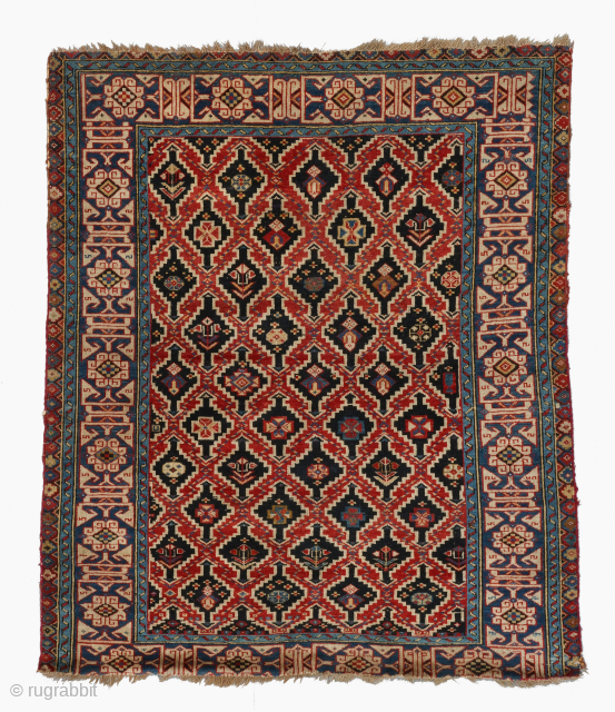 Middle of the 19th Century Caucasian Kuba Shirvan Rug
Size : 105 x 125 cm
please send me directly mail. 
emreaydin10@icloud.com              