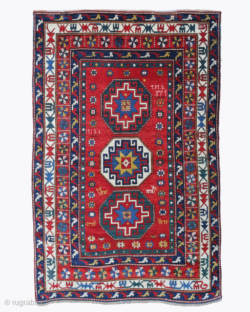 Caucasian Rug
It has dated 1912.
Size : 165×252 cm
please send me directly mail.
emreaydin10@icloud.com                     