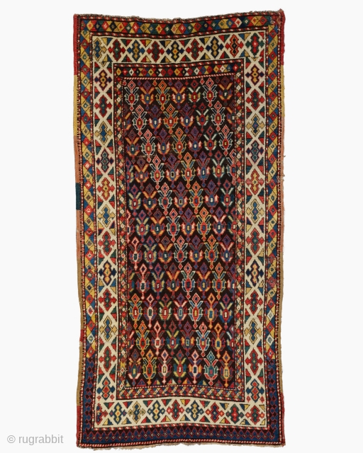 Late Of The 19th Century Caucasian Rug. in Good Condition. Size 107 x 220. Please send me directyl mail. emreaydin10@icloud.com             