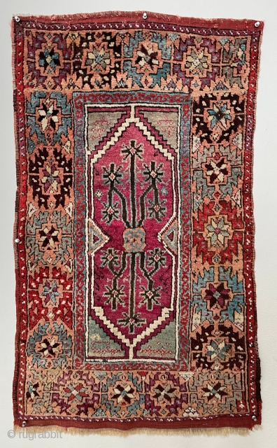 Central Anatolian yastik, 2nd half of the 19th century, in very good condition.                    