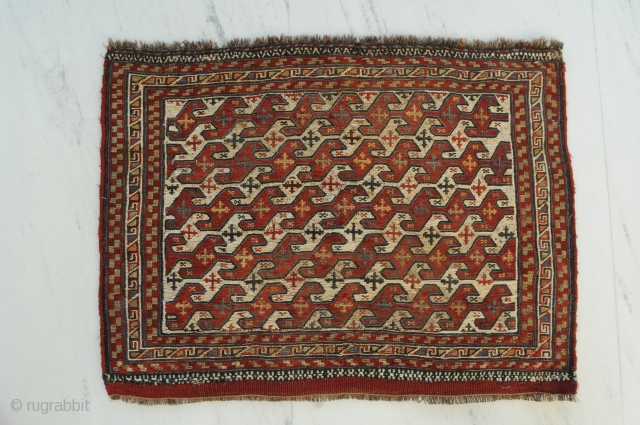 Shahsavan flatweave, antique, ca. 70 x 50 cm

Frontpanel of a Khorjin

A very nice piece with old and beautiful colours in good condition!

Collectors piece!


This rug was exported from Iran before 1st January 2015 