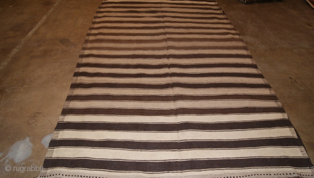 Hazara Kilim From central Afghanistan All Natural Dyes From the 1930s Size 190x377.                    