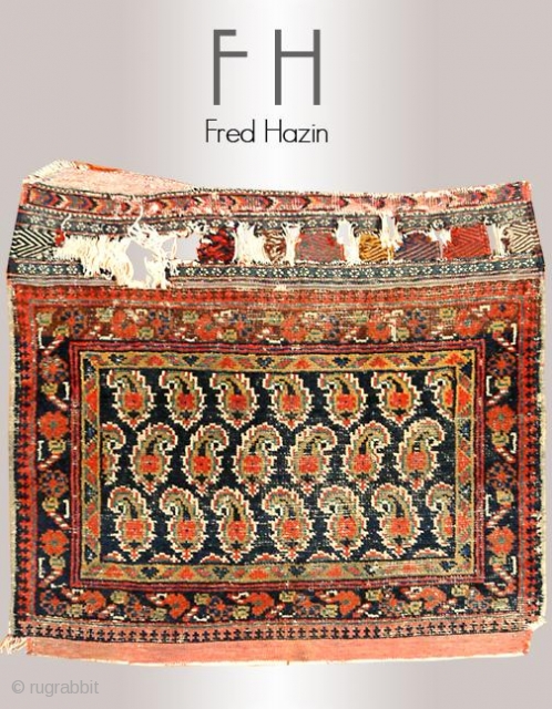 Stock #A115 | Afshar | Circa: 1910 | Size: 2.3 x 2.1                     