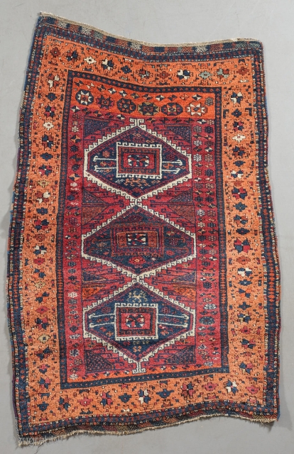 Kurdish South East Anatolia. All natural colors, full pile. Size 192x120 cm
Circa late 19th century.                  