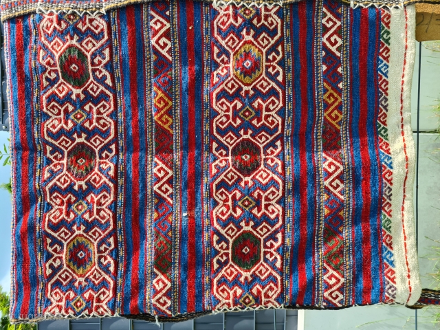 Old Çanakkale Ayvacik Chuval Bag Kilim
                           