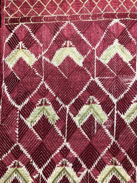 Antique Phulkari Size 133x260 cm /  4'4'' x 8'6''                       