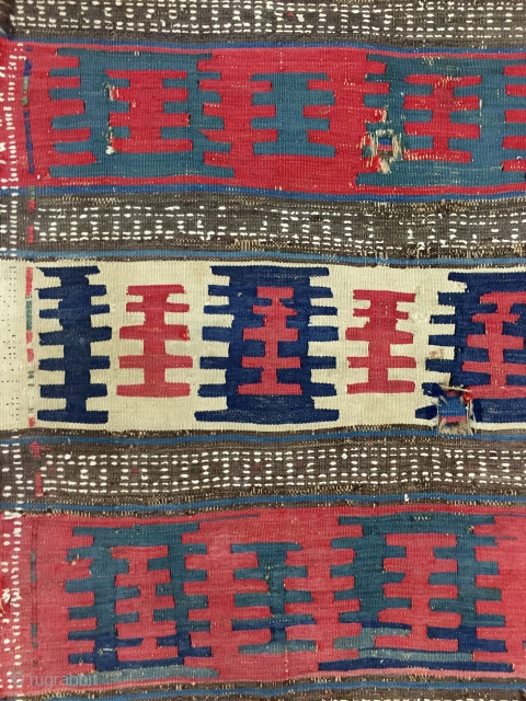 Caucasian Kilim Chuwall (Sack) Size 90x171 cm / 2'9''x5'7''                        