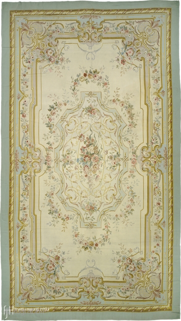 Antique French Aubusson Rug
France ca. 1870
17'11" x 10'0" (547 x 305 cm)
FJ Hakimian Reference #02214
                  