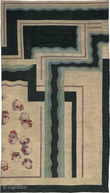 French Savonnerie Art Deco Rug
France ca. 1920
23'1" x 12'11" (705 x 394 cm)
FJ Hakimian Reference #03138
                 