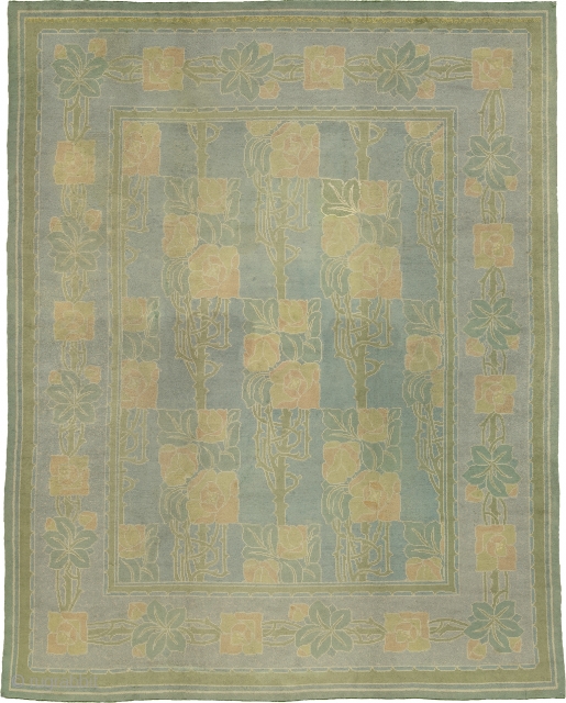 Antique Arts & Crafts Rug
Ireland ca. 1900
13'3" x 10'6" (404 x 320 cm)
FJ Hakimian Reference #03395
                 
