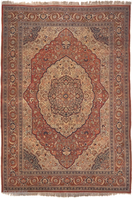 Antique Persian Tabriz Rug
Persia ca.1890
15'2" x 10'4" (463 x 315 cm)
FJ Hakimian Reference #07068
                   