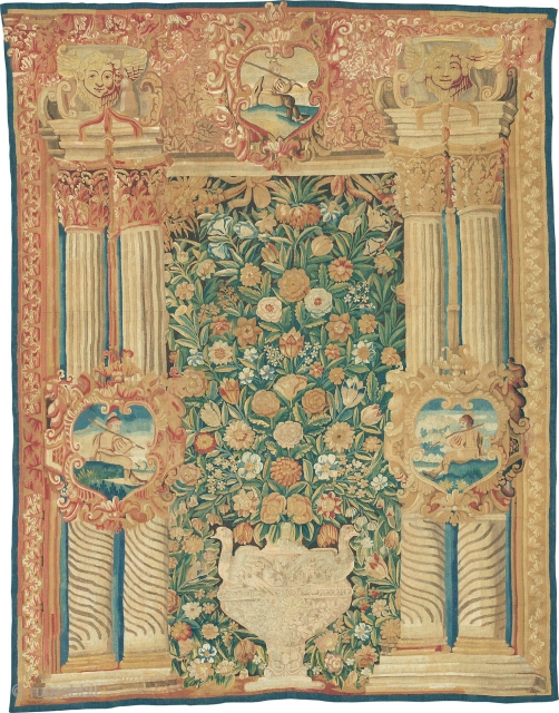 Antique Flemish Tapestry
The Netherlands Early 17th Century
8'10" x 6'10" (269 x 208 cm)
FJ Hakimian Reference #22080
                 