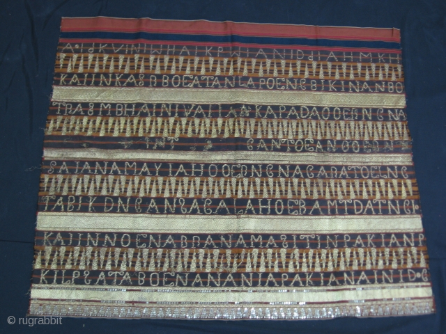 Antique Lampung, Sumatra Tapis. For related items : http://indonesia-textile.blogspot.com                        