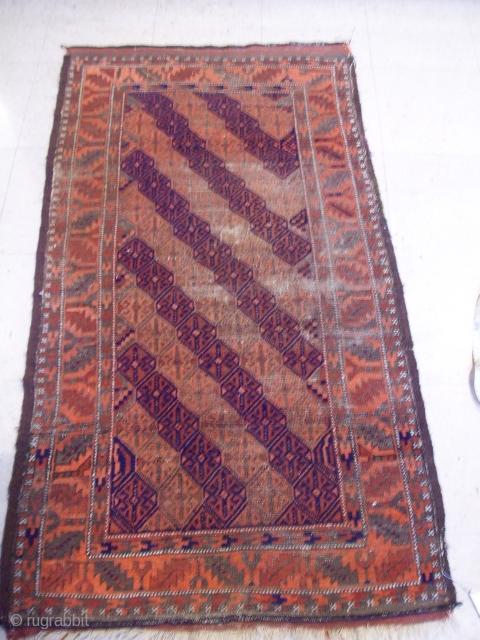 Baluch Rug 4'10 by 2'8" ft                           