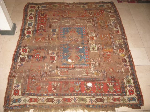 3683-Kasak carpet fragment 190x166                             