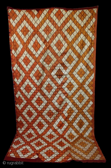 Vintage Phulkari from west (Pakistan) Punjab India Called As Patang Bagh,Very Rare influence of Design.Prefect Condition.(DSC00810New).                 