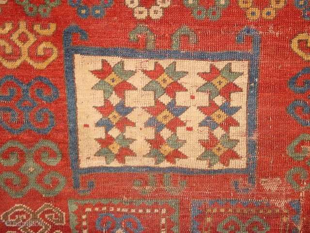 this is the real stuff, very antique large karachopf rugfragment , over 150 y old
185x110cm
6.2x3.7ft 
E-mail direct because of website problem
groen7@hotmail.com            