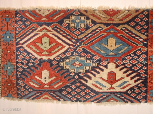 fabulous 1880 MOGHAN RUGFRAGMENT In grear condition
99x40cm
3.3x1.3ft                          