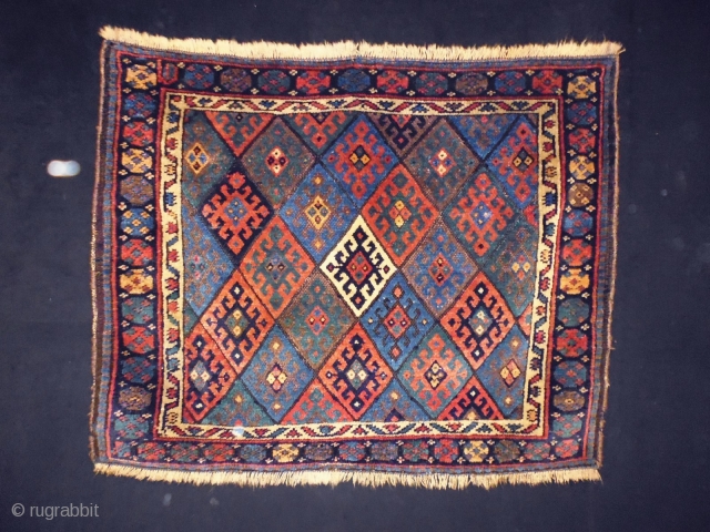 1880 Jaf
Size: 100x79cm (3.3x2.6ft)
Natural colors, super wool quality, oxidation, very good condition, no repairs                   