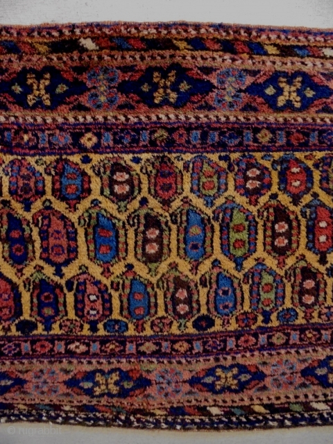 Afshar Cuval
Size: 137x54cm
Natural colors, made in period 1910/20, there are some moth bites (see picture 12).                 