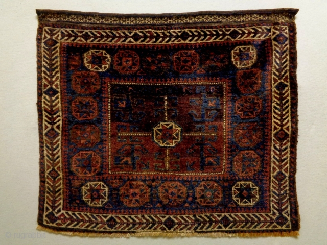 19th Century Baluch Bagface
Size: 82x69cm
Natural colors                           