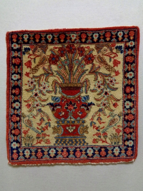 Keshan
Size: 52x52cm
Natural colors, made in circa 1910/20                          