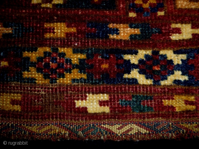 Turkmen Torba
Size: 115x40cm (3.8x1.3ft)
Natural colors, made in circa 1910                        