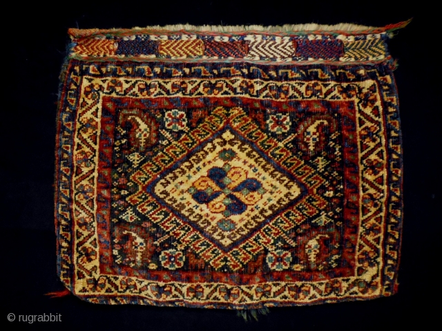 Qasqhay Bag Complete
Size: 52x41cm (1.7x1.4ft)
Natural colors, made in circa 1910                       