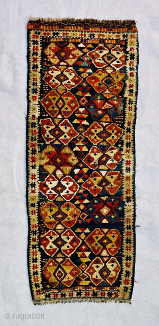 Rare Nord khorasan kordi
Quchan kilim Balisht circa1880 all good natural colors and perfect condition size 96x40 Cm                