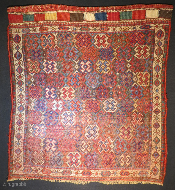 Northwest Persian sumak bagface,1870 circa.size 60x56                           