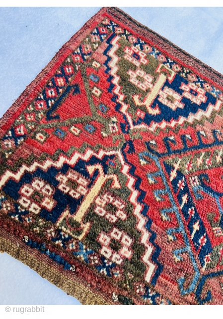 Late 19th century Antique Turkmen Ersari Beshir torba Great design all good colors and very good condition,size155x45cm                