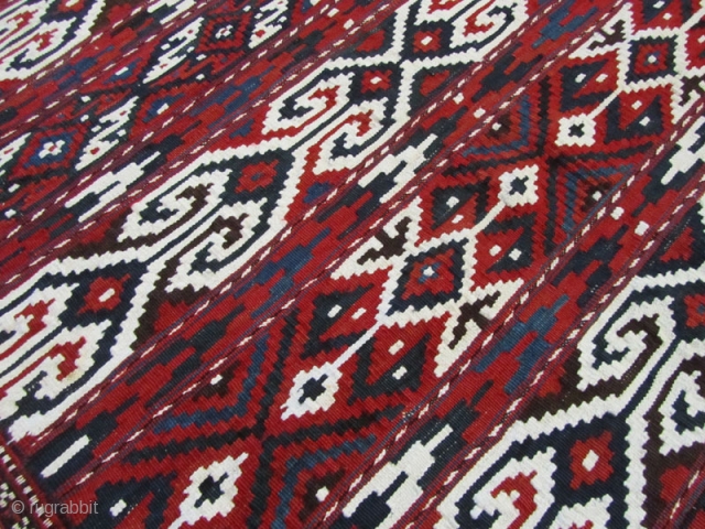 Turkmen Yamut kilim in perfect condition,Size:234x117 cm                          