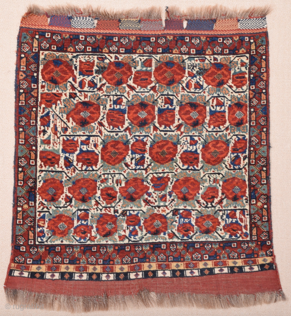 Persian Khamseh Bag Face circa 1880 size 78x84 cm                        