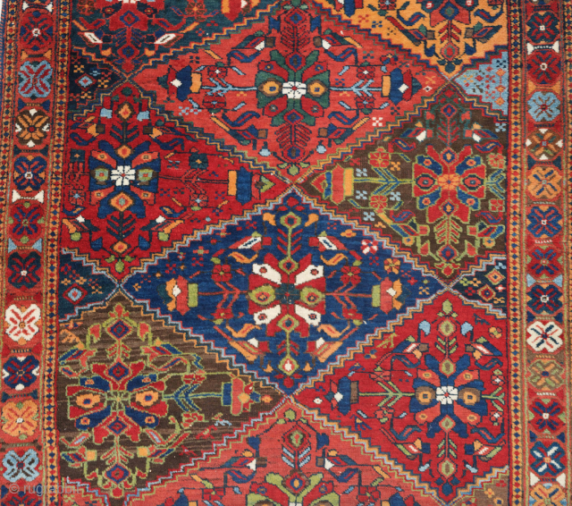Perfect condition Persian Afshar Rug circa 1870 size 127x170 cm                       