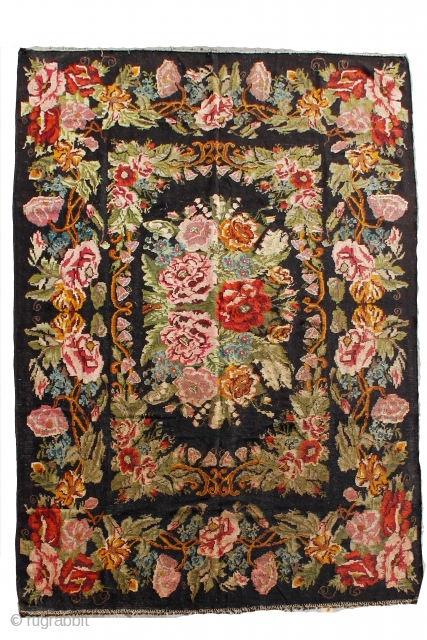 Genuine Hand Woven Oriental Moldavian Rug. About 60 years old, durable. Size 12.3 x 8.1 (Feet). You may hang it on a wall or use on a floor with a padding. It's  ...