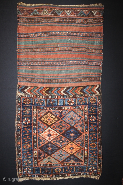 ca.1900 wonderful Jaf bag,,great natural colours,,size:122x60 cm  4x2 ft                       