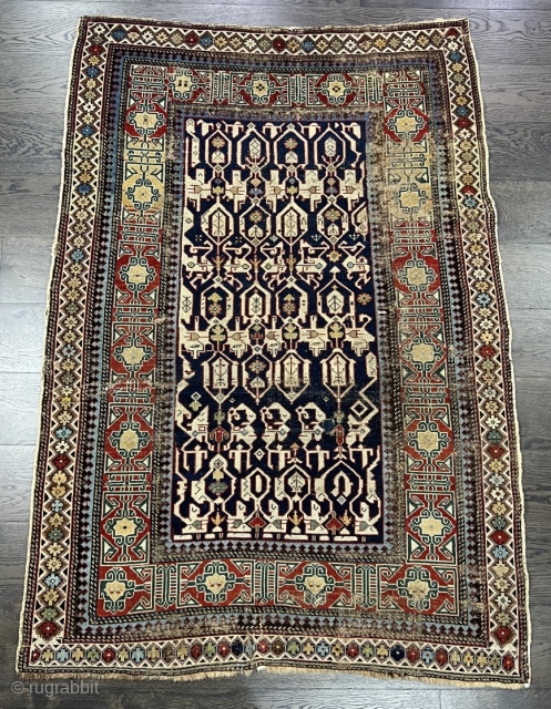 Caucasian Konaghan Shirwan rug 
170x116  cm           5.5x3.8 ft              