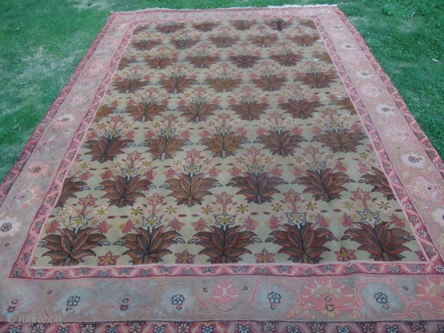 indian carpet size = 9x12 feet                           