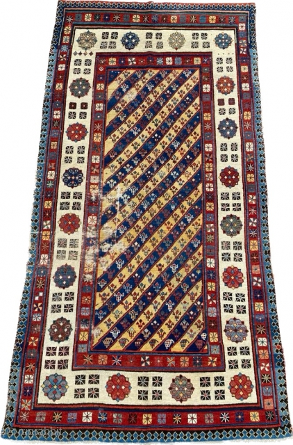 Talish Rug Circa 1870 Size: 110x200 cm                          