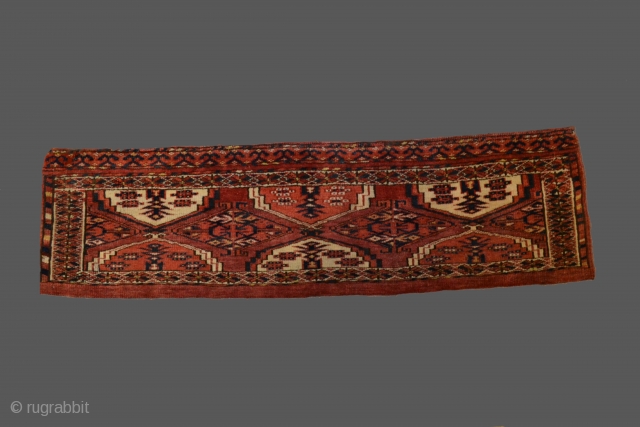 Late 19th natural dyes Ersari torba probably Kizilayak tribe 100 x 28 cm                    